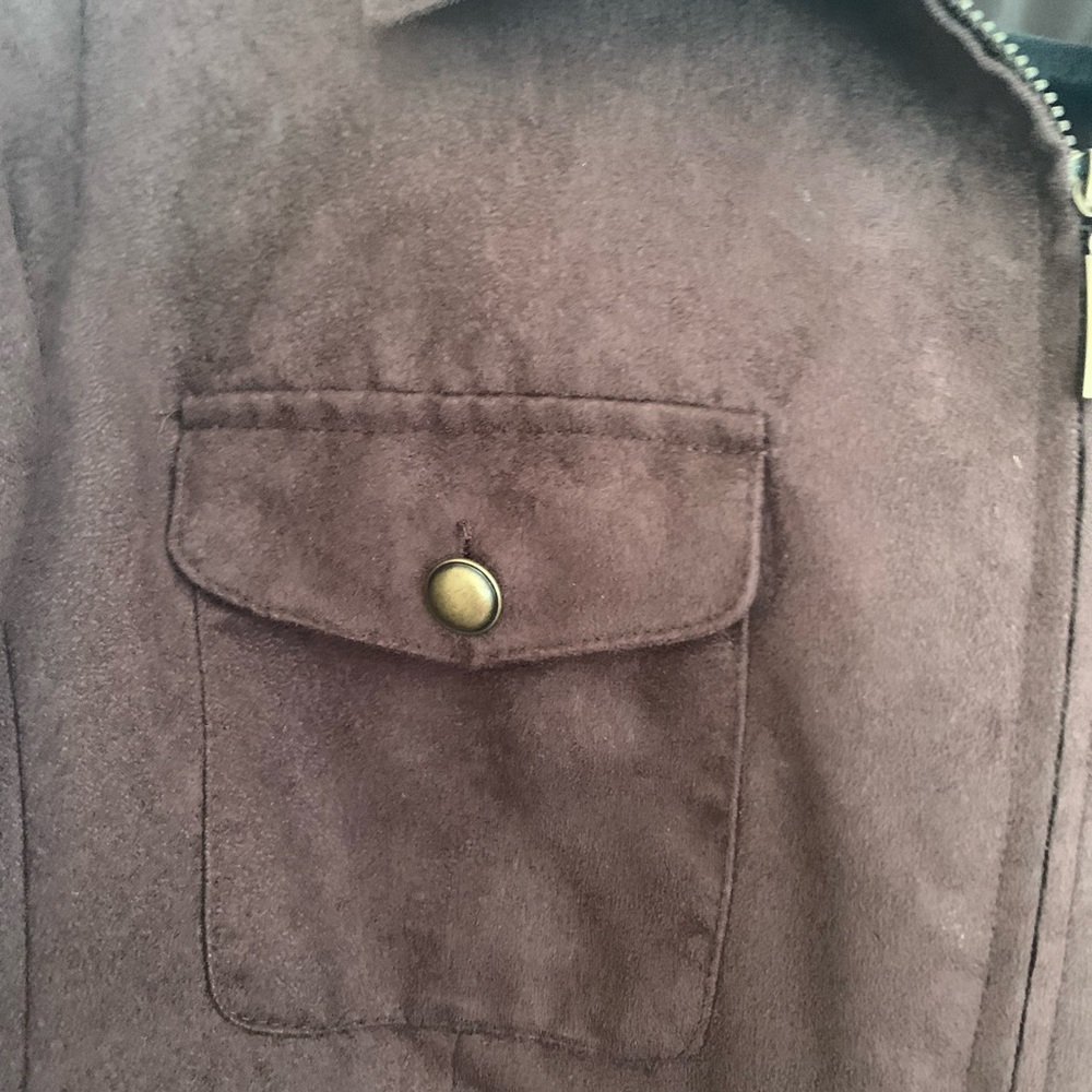 Evan Picone Women’s Brown Utility Jacket - Picture 4 of 10